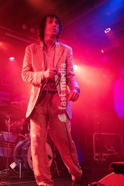 Lias Saoudi of Fat White Family, performs live, at The Fleece, Bristol, UK on 5 October 2026
