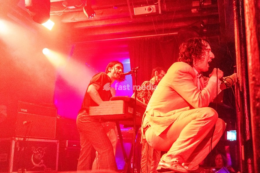 Fat White Family, performs live,  at The Fleece, Bristol, UK
