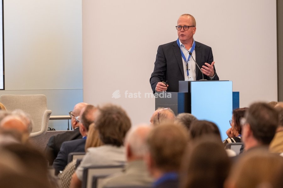 Jean-François Gaillet (VIAS) is pictured at a Vias Institute press conference held in connection with the National Road Safety Forum, on Tuesday 6 October 2026, in Brussels