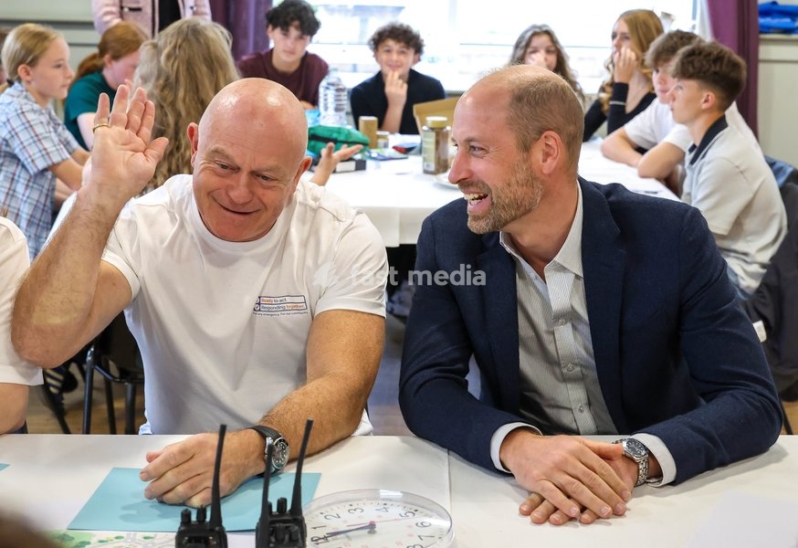 06/10/2026. Ilminster, UK. The Prince of Wales joins local volunteers and young people to launch the National Emergencies Trust's Ready Together toolkit, a new initiative designed to help communities across the UK prepare for and respond to emergencies. The Prince is patron of the National…