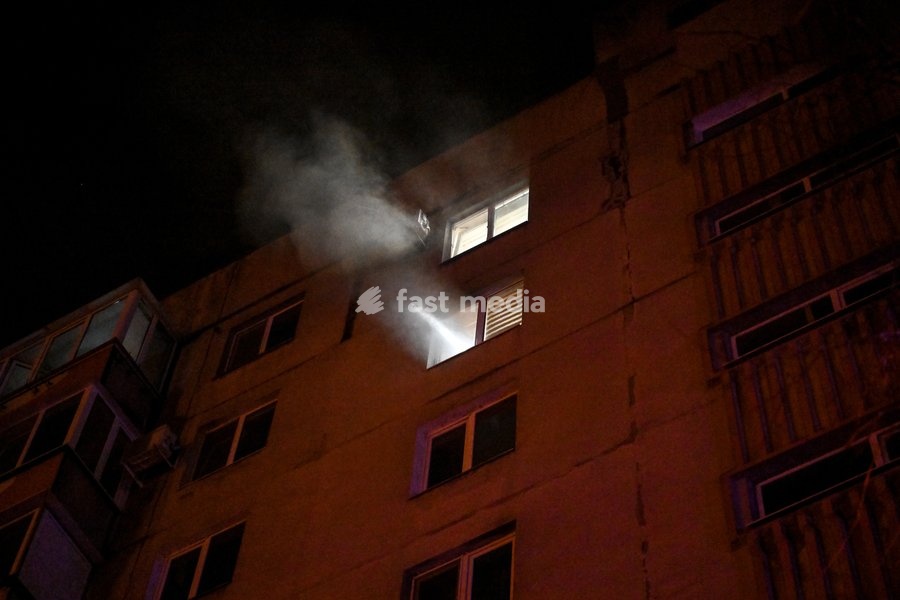 Efforts to eliminate the aftermath of a Russian drone strike on a nine-story residential building in the Kosmichnyi district of Zaporizhzhia, Ukraine, on October 5, 2026. Five people were injured in the Russian attack, one of them seriously. Rescuers evacuated three people who had been trapped on…