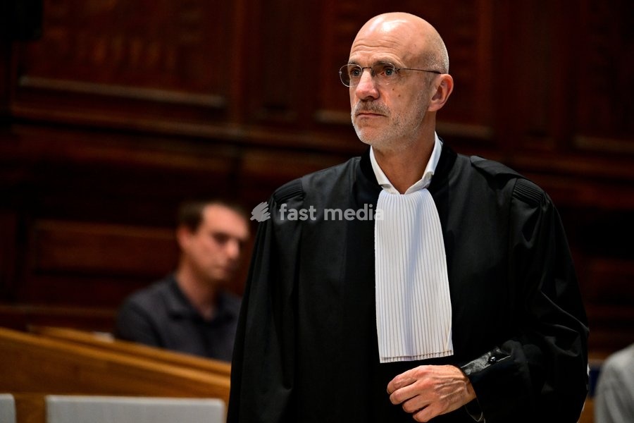 Lawyer John Maes pictured during the jury selection session for the assize trial of S. Singh (66), who is accused of the manslaughter of Darshan Singh (42) of Weelde (Ravels), at the Antwerp Assize Court, on Tuesday 6 October 2026. The victim disappeared in June 2018. His body was found four months…