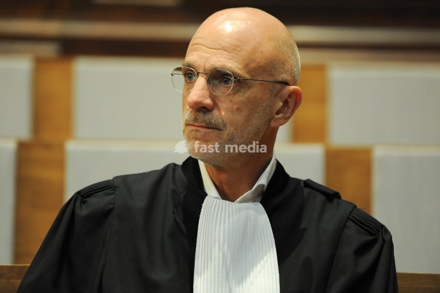 Lawyer John Maes representing the civil parties pictured during the jury selection session for the assize trial of S. Singh (66), who is accused of the manslaughter of Darshan Singh (42) of Weelde (Ravels), at the Antwerp Assize Court, on Tuesday 6 October 2026. The victim disappeared in June 2018.…