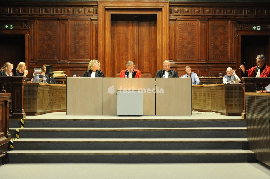 Chairman of the court Jo Daenen pictured during the jury selection session for the assize trial of S. Singh (66), who is accused of the manslaughter of Darshan Singh (42) of Weelde (Ravels), at the Antwerp Assize Court, on Tuesday 6 October 2026. The victim disappeared in June 2018. His body was…