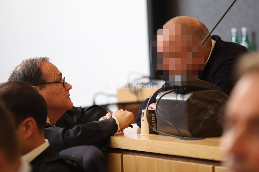 Nicolas Ullens de Schootens pictured at the verdict session of the assize trial of Nicolas Ullens de Schooten at the Assize Court of the Brabant Wallon province in Nivelles, Tuesday 6 October 2026. Ullens is accused of killing his step-mother, 70 year old Baroness Myriam 'Mimi' Ullens de Schooten…