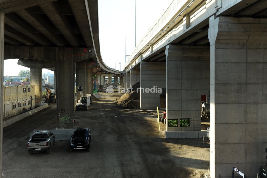 Oosterweel junction construction site, Monday 05 October 2026 in Antwerp. In 2026 the last missing links (the Oosterweel junction and the Canal Tunnels) will complete the Antwerp ring road on the north side of the city. That will create a crucial underground link between the city and the port. In…