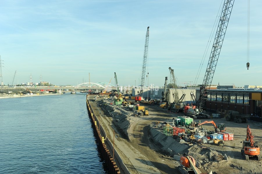 Oosterweel junction construction site, Monday 05 October 2026 in Antwerp. In 2026 the last missing links (the Oosterweel junction and the Canal Tunnels) will complete the Antwerp ring road on the north side of the city. That will create a crucial underground link between the city and the port. In…