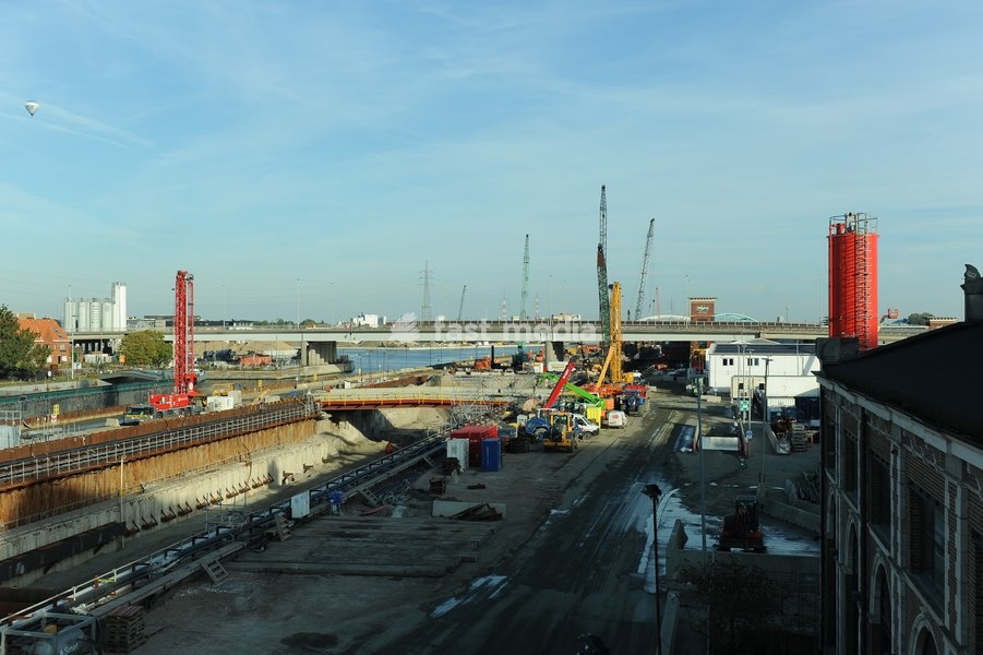 Oosterweel junction construction site, Monday 05 October 2026 in Antwerp. In 2026 the last missing links (the Oosterweel junction and the Canal Tunnels) will complete the Antwerp ring road on the north side of the city. That will create a crucial underground link between the city and the port. In…