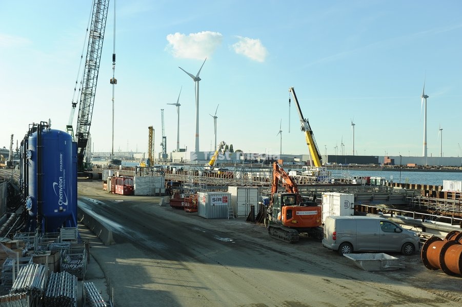 Oosterweel junction construction site, Monday 05 October 2026 in Antwerp. In 2026 the last missing links (the Oosterweel junction and the Canal Tunnels) will complete the Antwerp ring road on the north side of the city. That will create a crucial underground link between the city and the port. In…