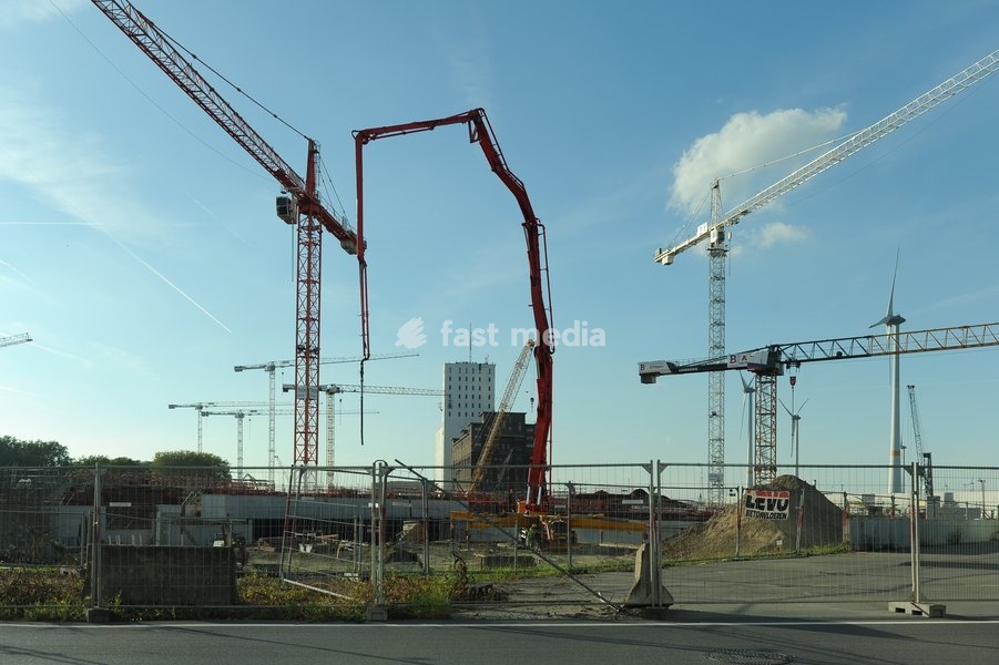 Oosterweel junction construction site, Monday 05 October 2026 in Antwerp. In 2026 the last missing links (the Oosterweel junction and the Canal Tunnels) will complete the Antwerp ring road on the north side of the city. That will create a crucial underground link between the city and the port. In…