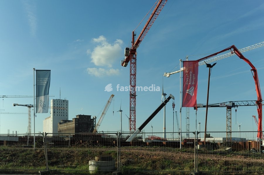 Oosterweel junction construction site, Monday 05 October 2026 in Antwerp. In 2026 the last missing links (the Oosterweel junction and the Canal Tunnels) will complete the Antwerp ring road on the north side of the city. That will create a crucial underground link between the city and the port. In…