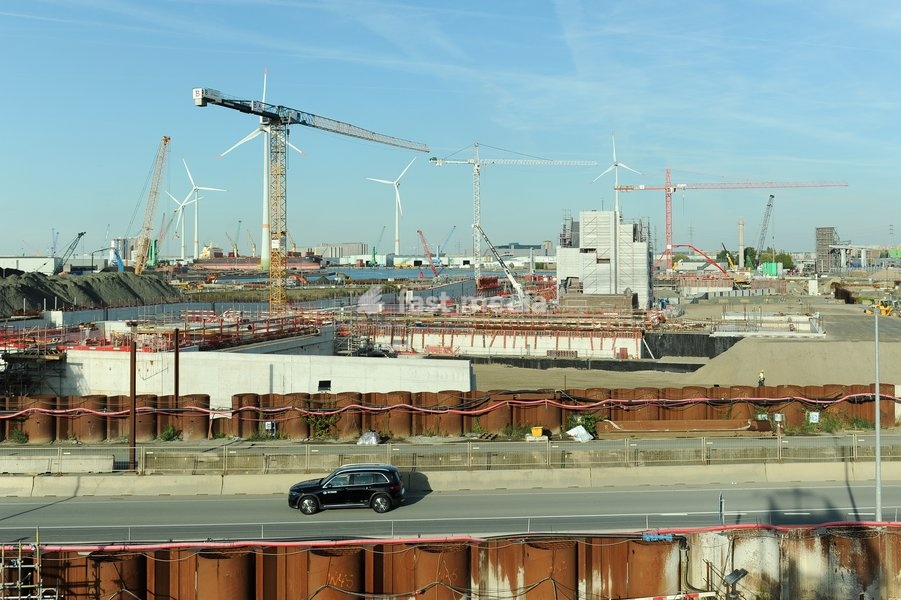 Oosterweel junction construction site, Monday 05 October 2026 in Antwerp. In 2026 the last missing links (the Oosterweel junction and the Canal Tunnels) will complete the Antwerp ring road on the north side of the city. That will create a crucial underground link between the city and the port. In…