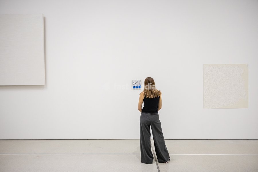 Untitled Study, 1963 on display at Robert Ryman: The Real Thing at the Barbican Art Gallery, London, UK, on 7 October 2026. The first significant UK exhibition of American minimalist and conceptual painter Robert Ryman (1930–2019) in over 30 years brings together six decades of work, on view from 8…