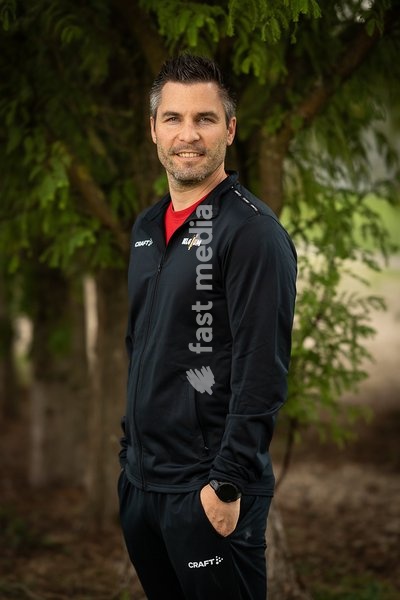 Belgian gymnastic coach Bram De Schepper poses for the photographer at a press moment of Belgium's artistic gymnastics team, Wednesday 7 October 2026, in Gent, ahead of the Worlds Championships in Rotterdam from 17 to 25 October 2026