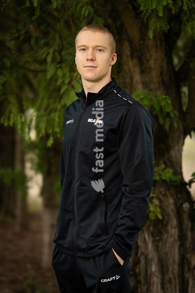 Belgian Kilan Van Der Aa poses for the photographer at a press moment of Belgium's artistic gymnastics team, Wednesday 7 October 2026, in Gent, ahead of the Worlds Championships in Rotterdam from 17 to 25 October 2026