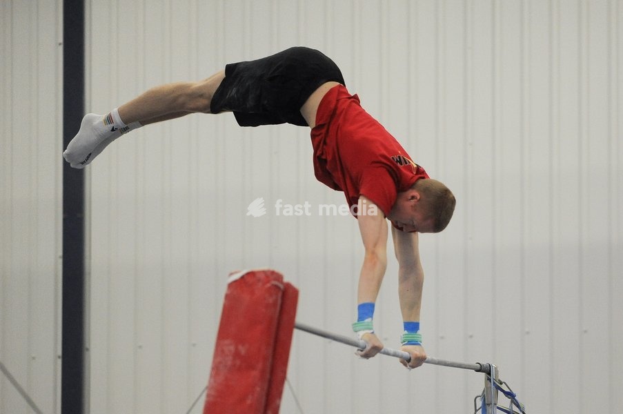 Kilan van der Aa pictured during a training session of Belgium's artistic gymnastics team, Wednesday 7 October 2026, in Gent, ahead of the Worlds Championships in Rotterdam from 17 to 25 October 2026