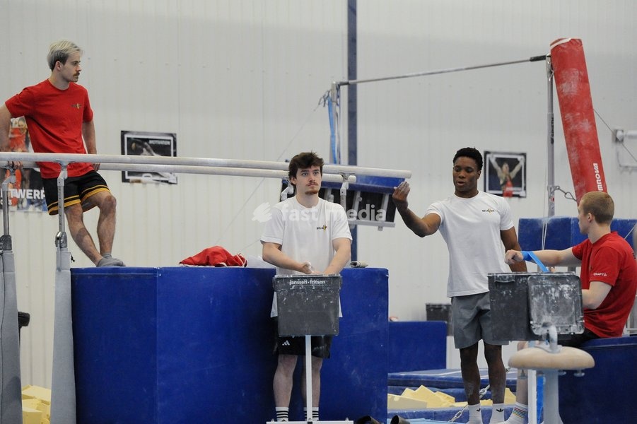 a training session of Belgium's artistic gymnastics team, Wednesday 7 October 2026, in Gent, ahead of the Worlds Championships in Rotterdam from 17 to 25 October 2026