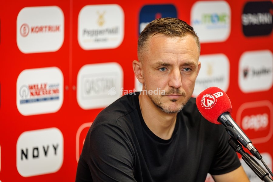 Kortrijk's head coach Daniel Beichler pictured during a press conference of Belgian soccer team KV Kortrijk, to present Austrian Beichler as new head coach, Wednesday 7 October 2026 in Kortrijk