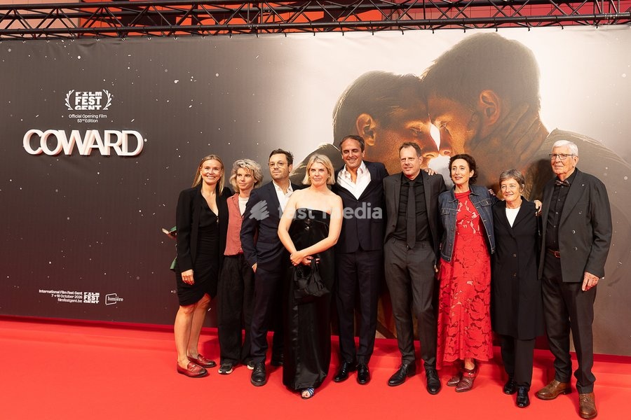 Illustration picture taken during the opening of Gent International Film Festival, with the opening film 'Coward' by Gent director Dhont on Wednesday 7 October 2026. The 53rd edition of Film Fest Gent takes place from 07 to 18 October. 'Coward' is Dhont's third feature film and this is the third…