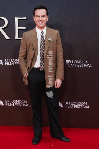 Andrew Scott attends the red carpet for the Opening Night Gala Elsinore during the London Film Festival 2026 on Wednesday 7 October 2026 at Royal Festival Hall, London