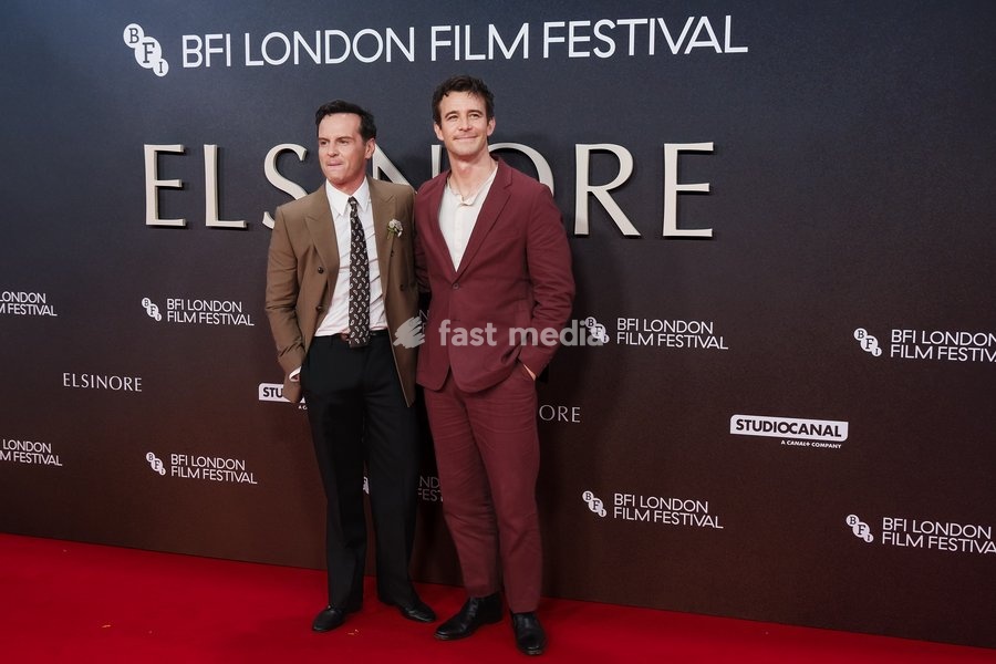 Andrew Scott And Luke Thompson attends the red carpet for the Opening Night Gala Elsinore during the London Film Festival 2026 on Wednesday 7 October 2026 at Royal Festival Hall, London