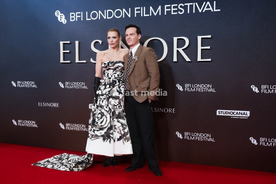 Billie Piper And Andrew Scott attends the red carpet for the Opening Night Gala Elsinore during the London Film Festival 2026 on Wednesday 7 October 2026 at Royal Festival Hall, London
