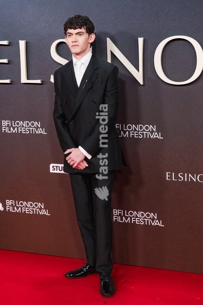 Joe Locke attends the red carpet for the Opening Night Gala Elsinore during the London Film Festival 2026 on Wednesday 7 October 2026 at Royal Festival Hall, London