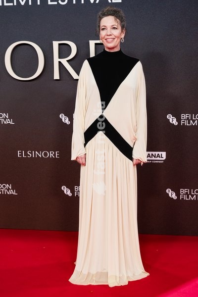 Olivia Colman attends the red carpet for the Opening Night Gala Elsinore during the London Film Festival 2026 on Wednesday 7 October 2026 at Royal Festival Hall, London