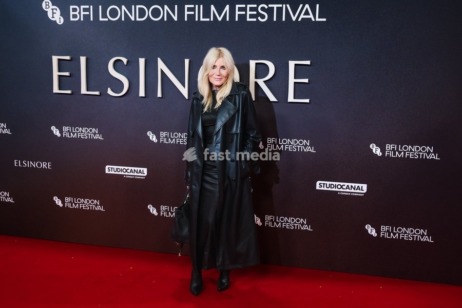 Michelle Collins attends the red carpet for the Opening Night Gala Elsinore during the London Film Festival 2026 on Wednesday 7 October 2026 at Royal Festival Hall, London