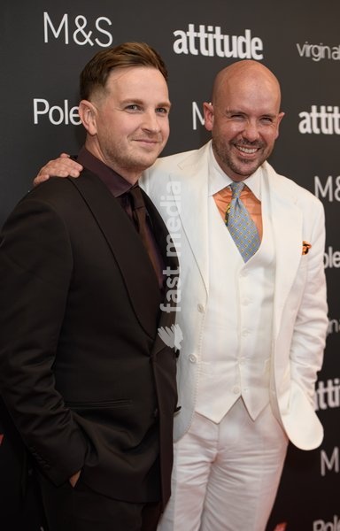 Tom Allen (right) attends the Attitude Awards 2026, at the Roundhouse, London, 7th October 2026