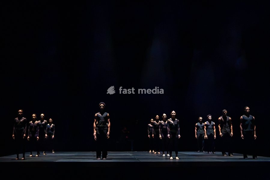 Dancers from Acosta Danza perform during Cuban Baroque at Sadler's Wells Theatre, London, UK, on 7 October 2026. The double bill, under the artistic direction of Carlos Acosta, blends Baroque artistry with Cuban dance across two works: Pearls, a world premiere choreographed by Andonis Foniadakis,…