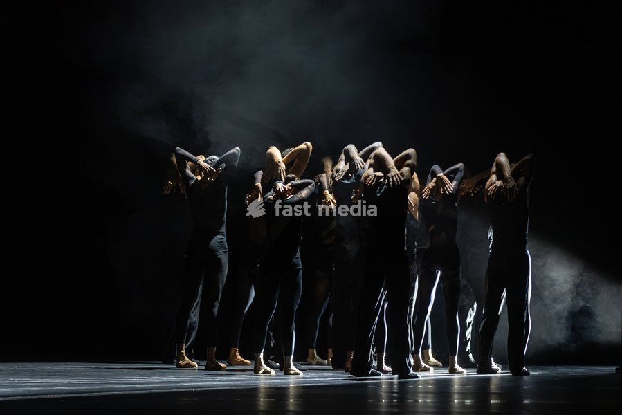 Dancers from Acosta Danza perform during Cuban Baroque at Sadler's Wells Theatre, London, UK, on 7 October 2026. The double bill, under the artistic direction of Carlos Acosta, blends Baroque artistry with Cuban dance across two works: Pearls, a world premiere choreographed by Andonis Foniadakis,…