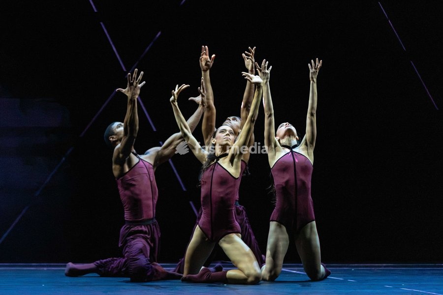 Dancers from Acosta Danza perform during Cuban Baroque at Sadler's Wells Theatre, London, UK, on 7 October 2026. The double bill, under the artistic direction of Carlos Acosta, blends Baroque artistry with Cuban dance across two works: Pearls, a world premiere choreographed by Andonis Foniadakis,…