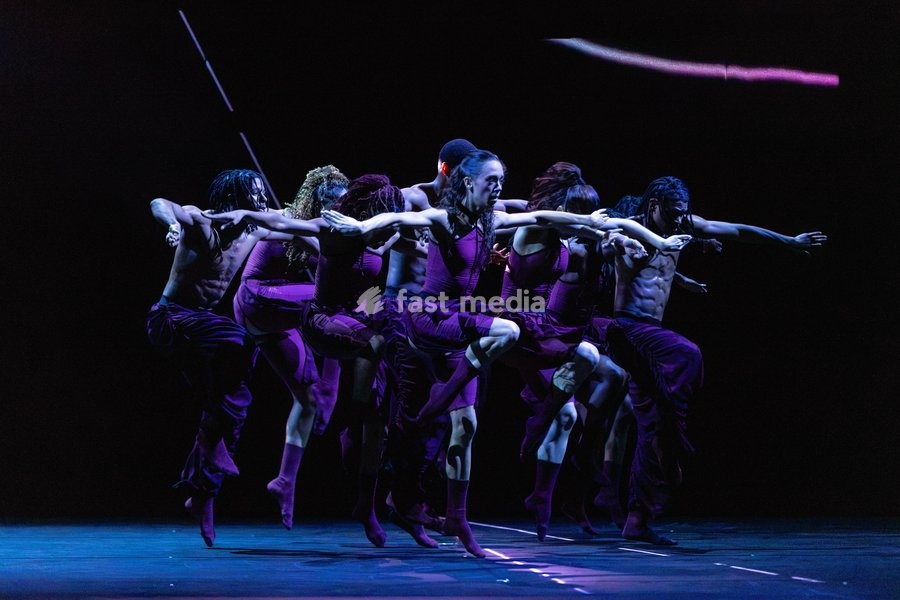 Dancers from Acosta Danza perform during Cuban Baroque at Sadler's Wells Theatre, London, UK, on 7 October 2026. The double bill, under the artistic direction of Carlos Acosta, blends Baroque artistry with Cuban dance across two works: Pearls, a world premiere choreographed by Andonis Foniadakis,…