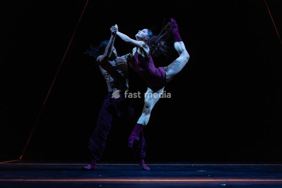Dancers from Acosta Danza perform during Cuban Baroque at Sadler's Wells Theatre, London, UK, on 7 October 2026. The double bill, under the artistic direction of Carlos Acosta, blends Baroque artistry with Cuban dance across two works: Pearls, a world premiere choreographed by Andonis Foniadakis,…