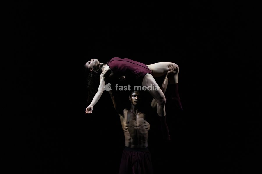 Dancers from Acosta Danza perform during Cuban Baroque at Sadler's Wells Theatre, London, UK, on 7 October 2026. The double bill, under the artistic direction of Carlos Acosta, blends Baroque artistry with Cuban dance across two works: Pearls, a world premiere choreographed by Andonis Foniadakis,…
