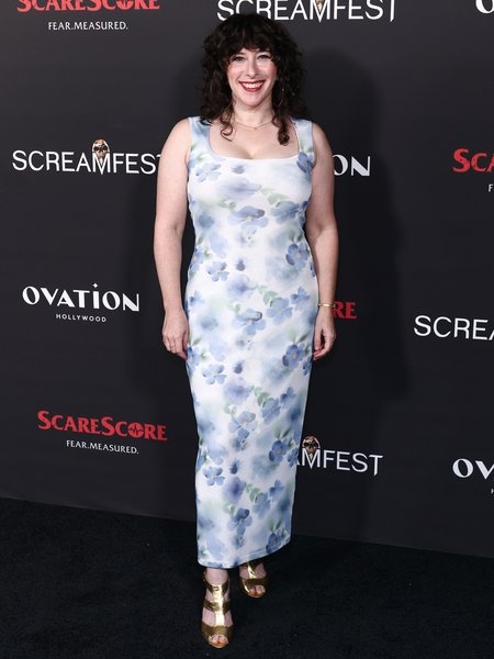 HOLLYWOOD, LOS ANGELES, CALIFORNIA, USA - OCTOBER 06: Joanna Kay arrives at the 26th Annual Screamfest Horror Film Festival - Opening Night - World Premiere Of Jeremy Weiss' 'The Night Driver' held at TCL Chinese 6 Theatres at Ovation Hollywood on October 6, 2026 in Hollywood, Los Angeles,…