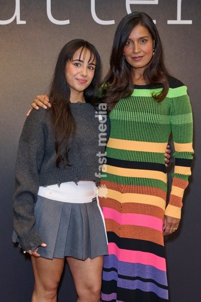Leila Khan and Shelley Conn seen attending the press screening for Adultery produced by Poison Pen Studios in association with ITV Studios for ITV and STV. The series will launch this October and will be available for streaming on ITVX and STV Player. held at the Soho House Hotel