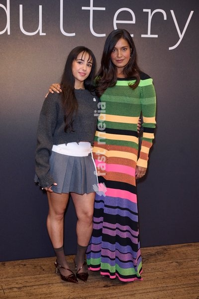 Leila Khan and Shelley Conn seen attending the press screening for Adultery produced by Poison Pen Studios in association with ITV Studios for ITV and STV. The series will launch this October and will be available for streaming on ITVX and STV Player. held at the Soho House Hotel