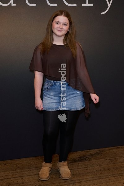Eryn Davies seen attending the press screening for Adultery produced by Poison Pen Studios in association with ITV Studios for ITV and STV. The series will launch this October and will be available for streaming on ITVX and STV Player. held at the Soho House Hotel