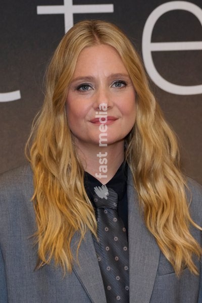 Romola Garai seen attending the press screening for Adultery produced by Poison Pen Studios in association with ITV Studios for ITV and STV. The series will launch this October and will be available for streaming on ITVX and STV Player. held at the Soho House Hotel