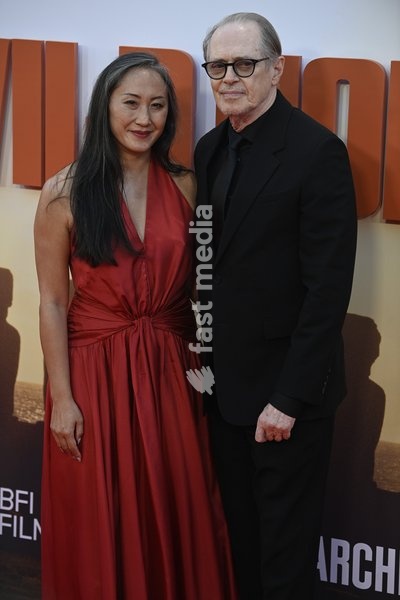 guest and Steve Buscemi at the gala screening of Wild Horse Nine, BFI Southbank, London, UK, 09 October 2026