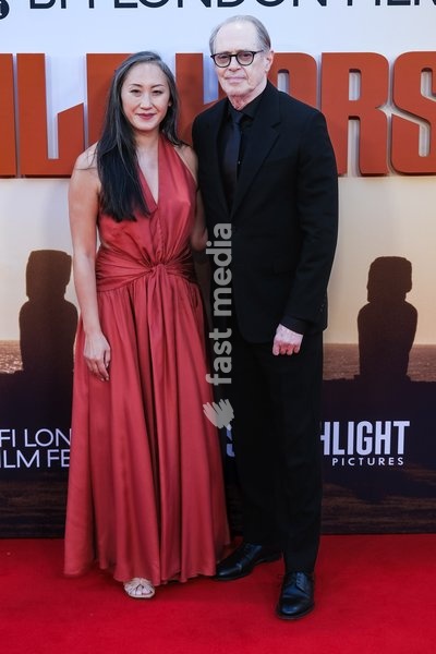 Karen Ho And Steve Buscemi attends the red carpet for Premiere Of Wild Horse Nine screening during the London Film Festival 2026 on Friday 9 October 2026 at Royal Festival Hall, London