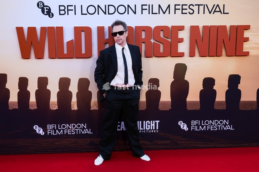 Sam Rockwell attends the red carpet for Premiere Of Wild Horse Nine screening during the London Film Festival 2026 on Friday 9 October 2026 at Royal Festival Hall, London