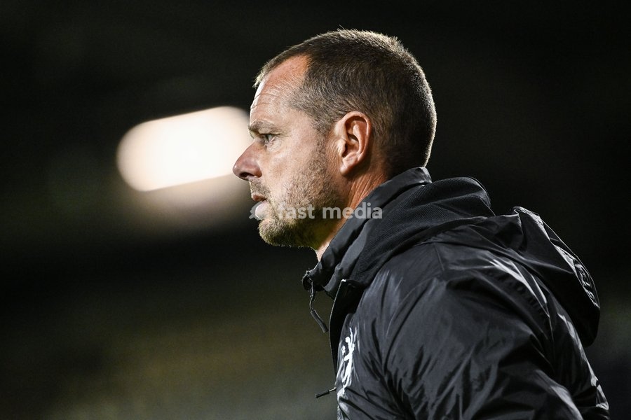 Beerschot's goalkeeper coach Kenny Steppe pictured during a soccer match between Beerschot VA and RFC Liège, on Saturday 10 October 2026 in Antwerp, on day 7 of the 2026-2027 'Challenger Pro League' second division of the Belgian championship