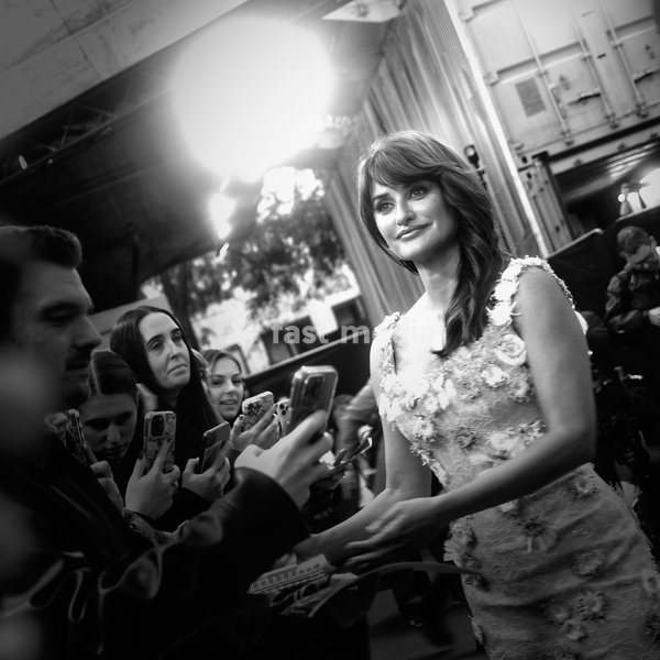Penélope Cruz attends the Gala Screening Of Bunker on Saturday 10 October 2026 at Royal Festival Hall, London. Edtiors Note: Image Converted To Monochrome/Black And White