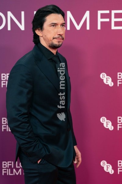 Adam Driver attends the premiere of 'Paper Tiger' during the 70th BFI London Film Festival at the Royal Festival Hall in London, United Kingdom on October 10, 2026