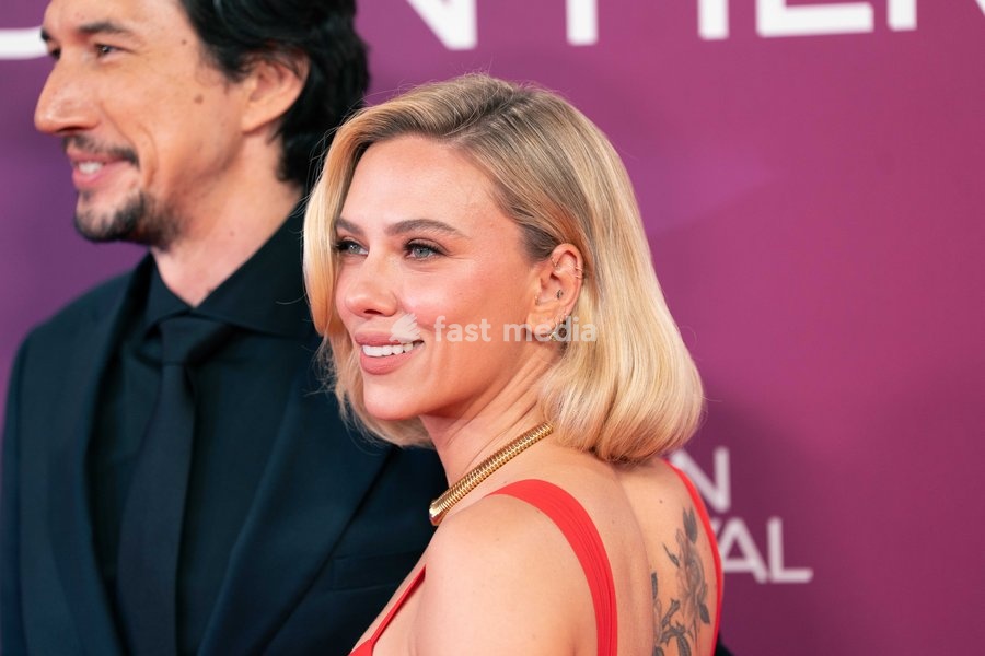 Adam Driver and Scarlett Johansson attend the premiere of 'Paper Tiger' during the 70th BFI London Film Festival at the Royal Festival Hall in London, United Kingdom on October 10, 2026