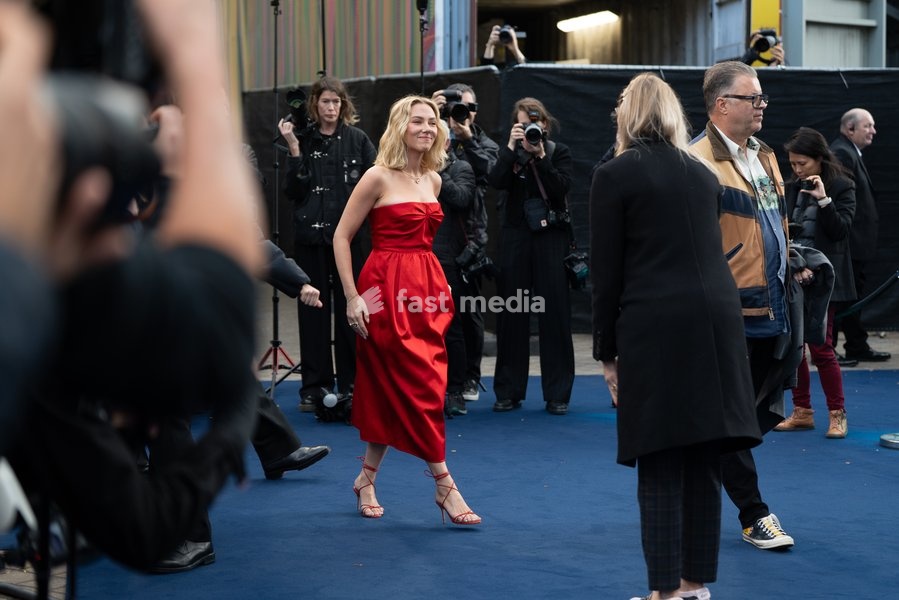 Scarlett Johansson attends the "Ray Gunn" Gala during the 70th BFI London Film Festival at The Royal Festival Hall on October 10, 2026 in London, England