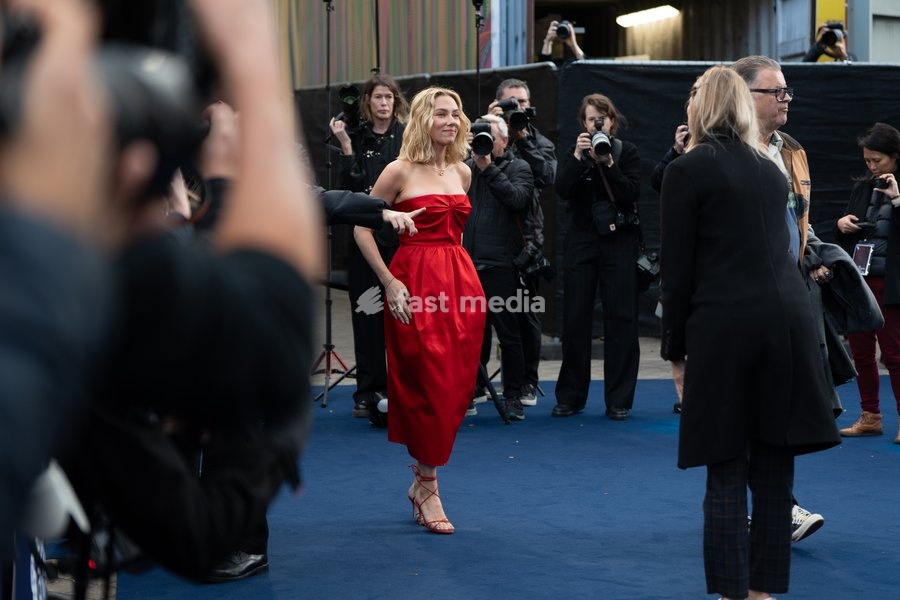 Scarlett Johansson attends the "Ray Gunn" Gala during the 70th BFI London Film Festival at The Royal Festival Hall on October 10, 2026 in London, England